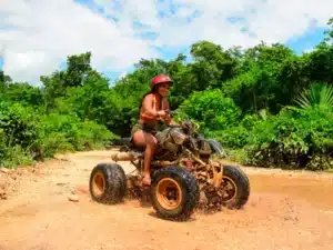 ATV and Zipline in cancun