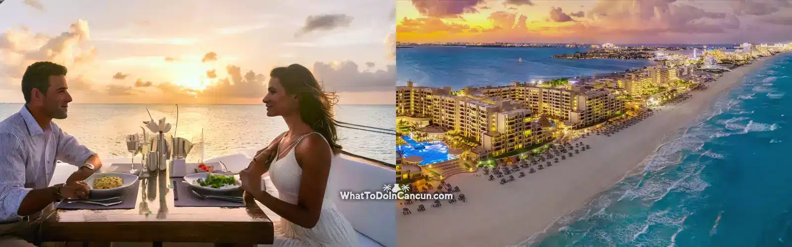 romantic-dinner-cancun-proposal-yacht-charter