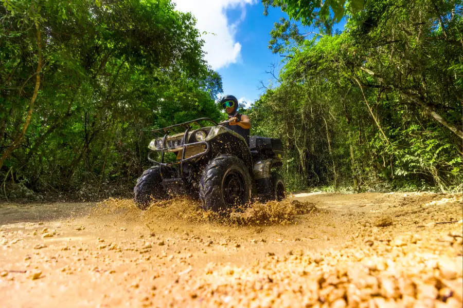 Tour Image  Extreme Adventuring Eco Park ATV ride + Zipline & Cenote Included