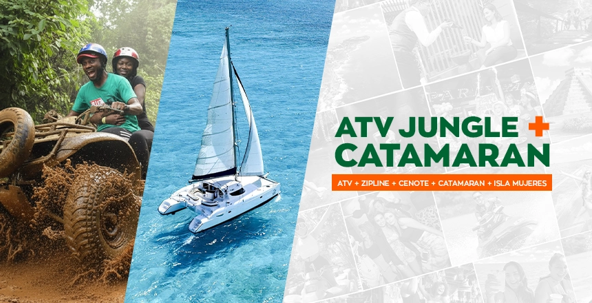 atv jungle with catamaran experience