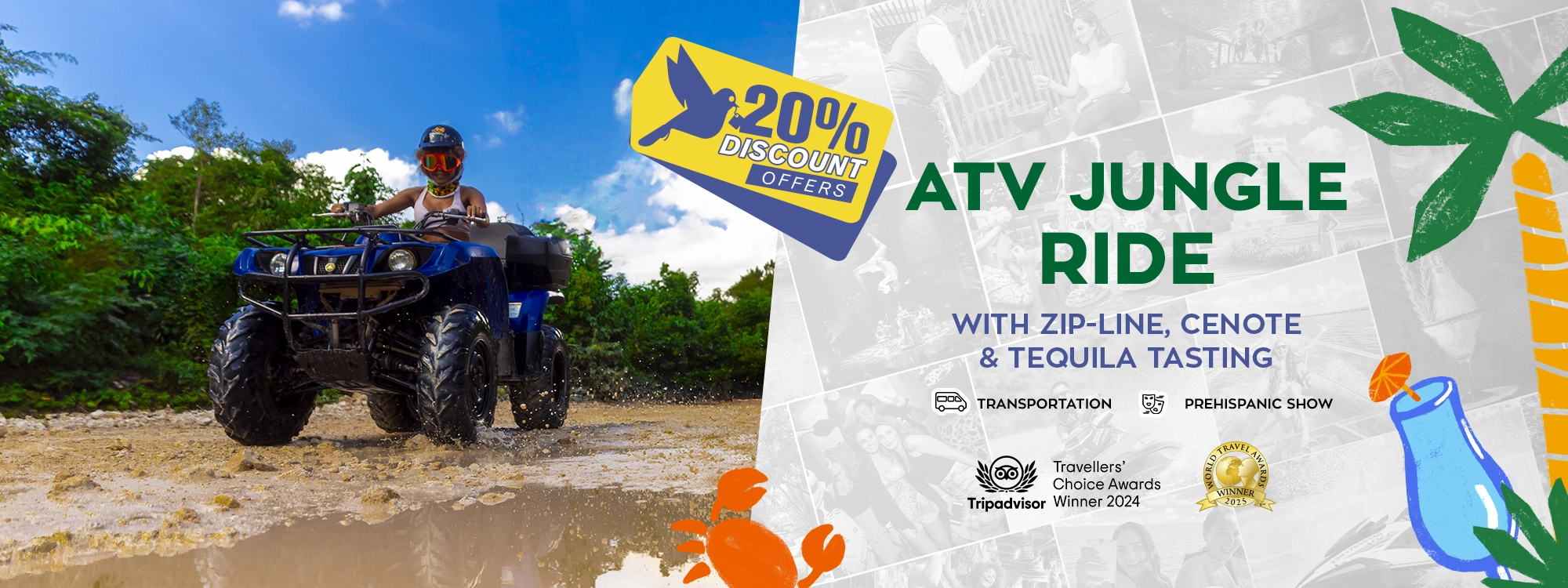 atv jungle eco park gold pass
