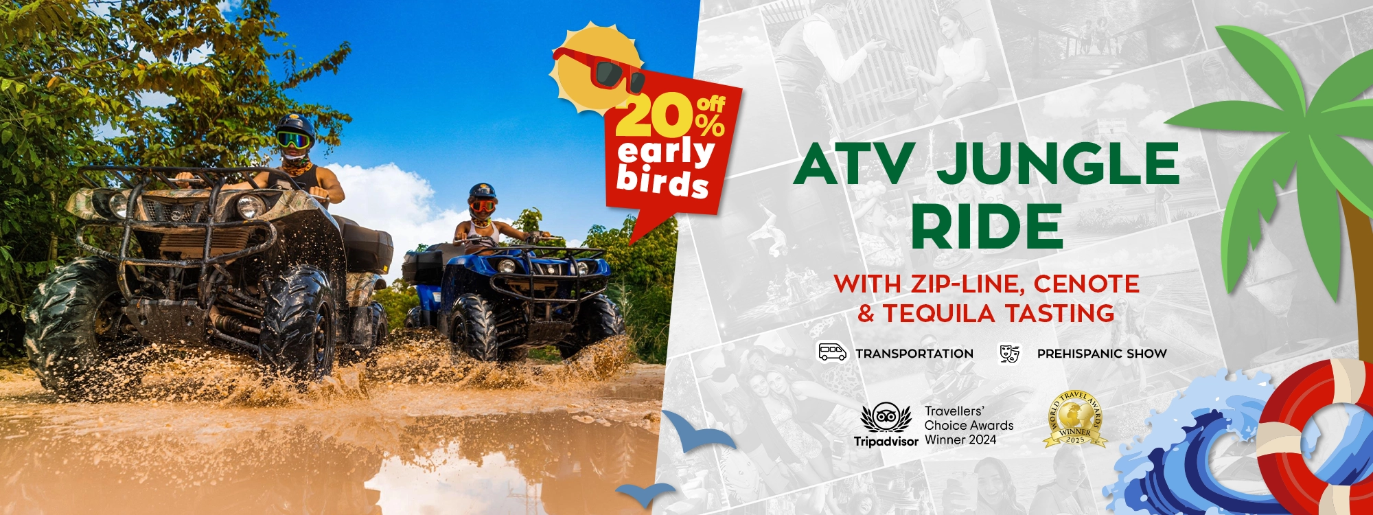 atv jungle eco park gold pass
