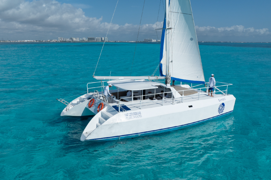 Tour Image  VIP Sailing to Isla Mujeres Catamaran