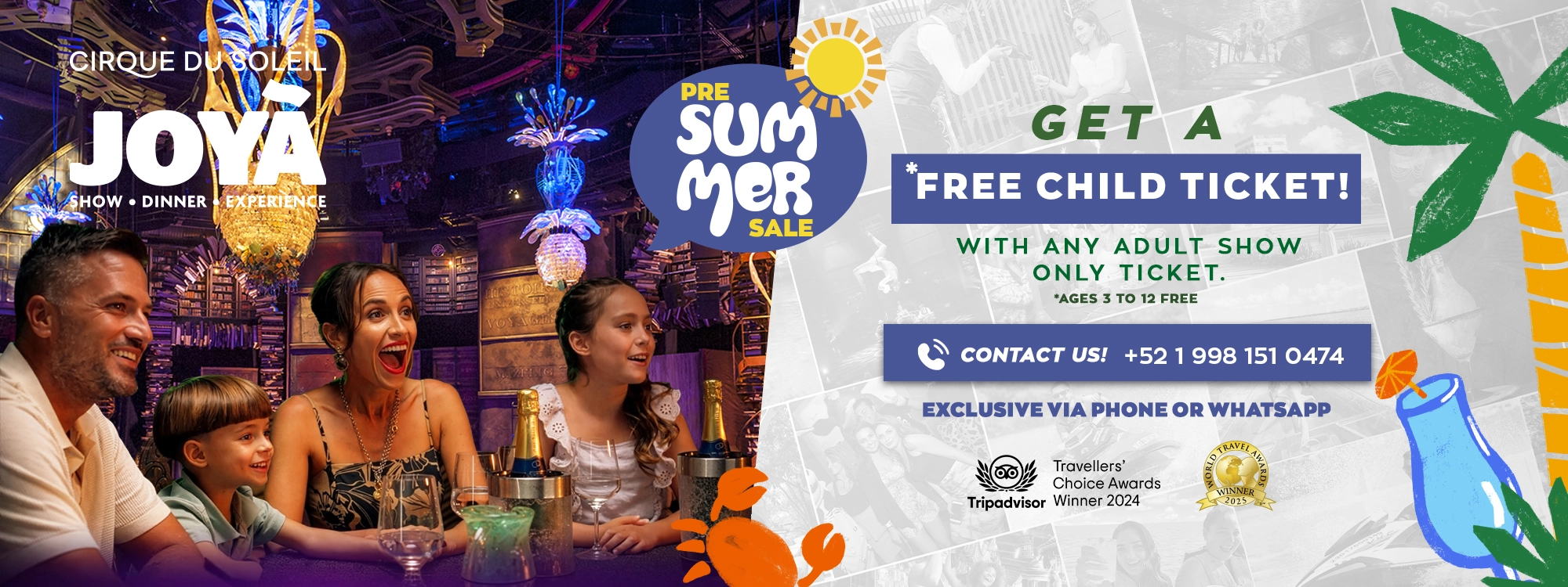 cirque du soleil joya show experience