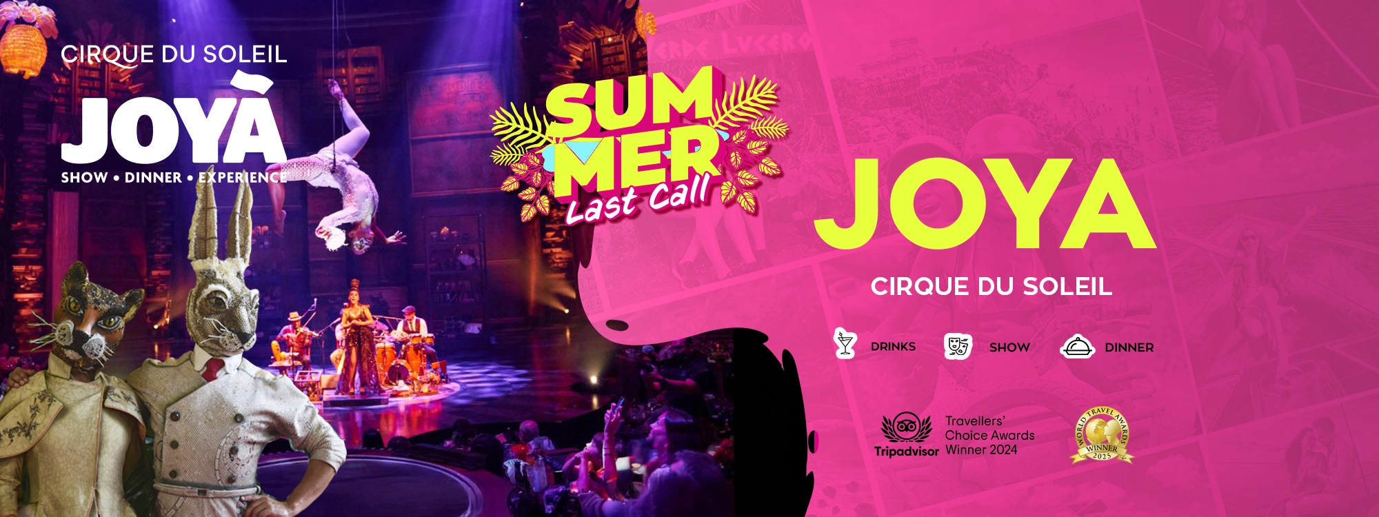 cirque du soleil joya show experience