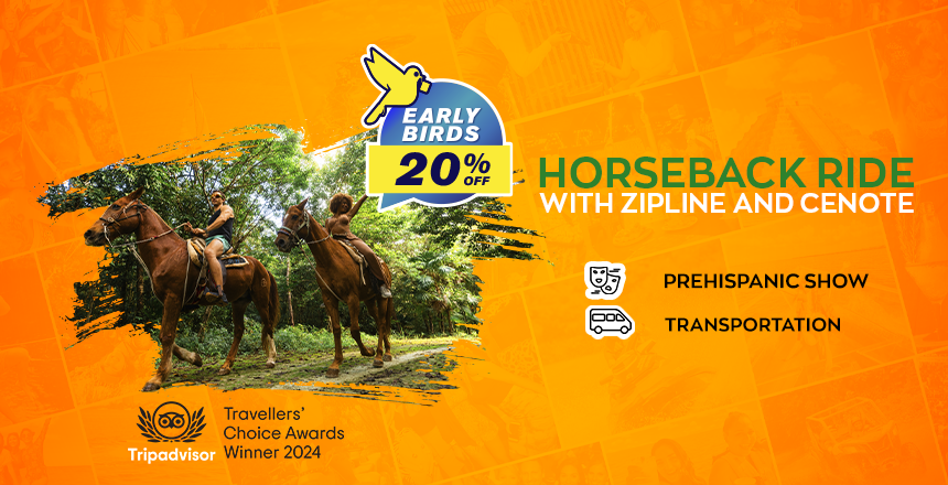 horse ride with atv zipline puerto morelos