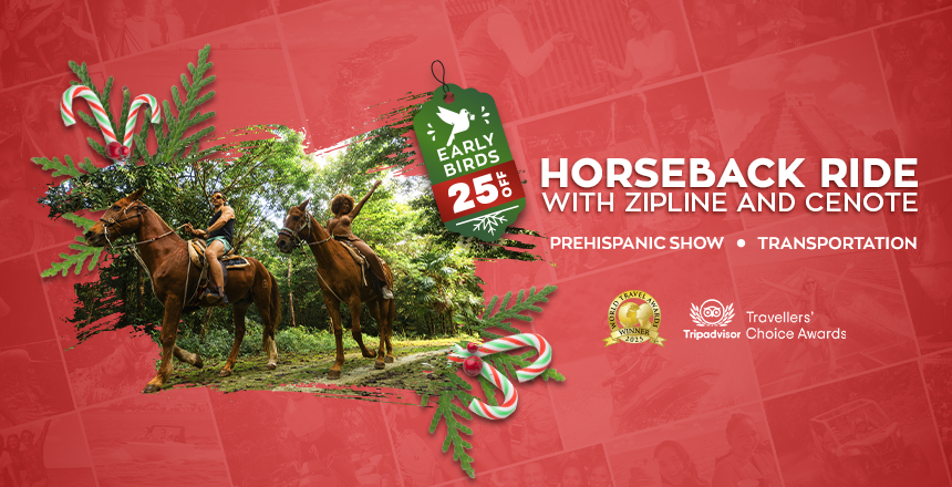 horse ride with atv zipline puerto morelos