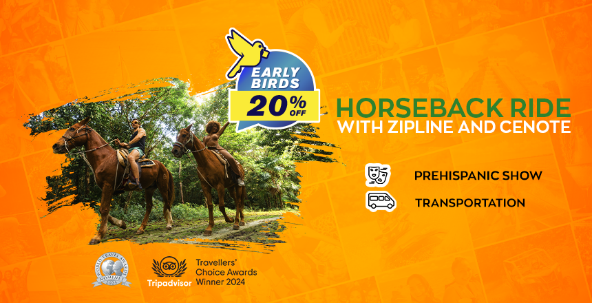 horse ride with atv zipline puerto morelos