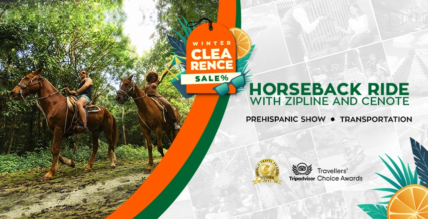 horse ride with atv zipline puerto morelos