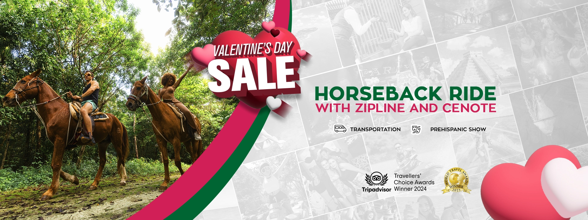 horse ride with atv zipline puerto morelos