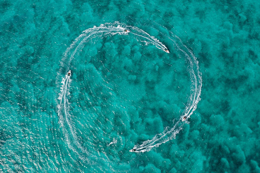 Tour Image  Speedboat Tour in Cancun: Adventure Through Nichupte Lagoon to Isla Blanca