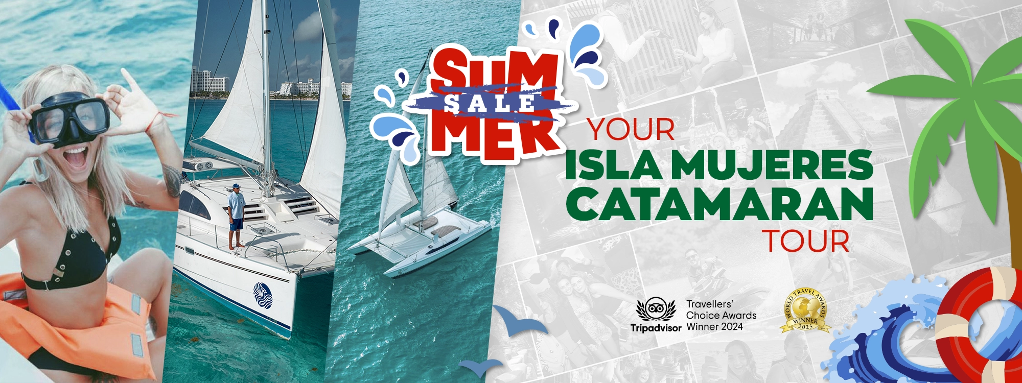 isla mujeres catamaran tour