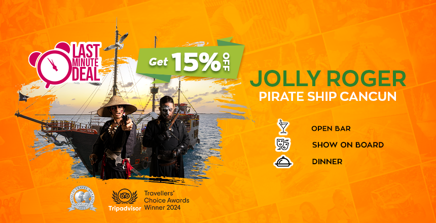 tour pirate ship cancun jolly roger