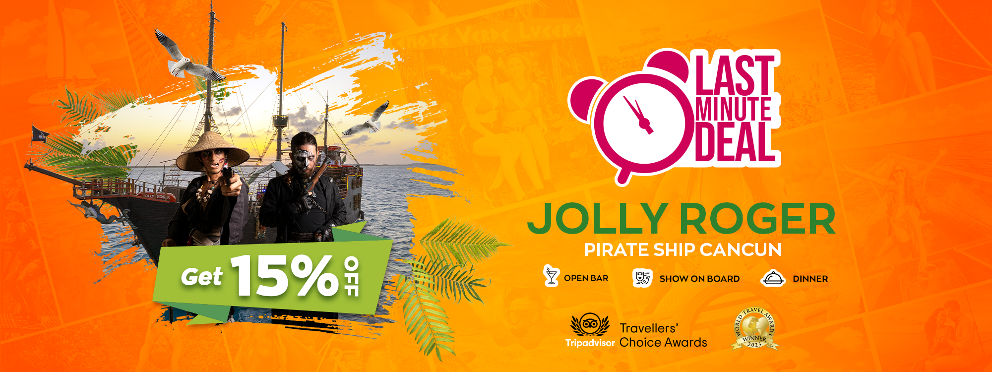tour pirate ship cancun jolly roger