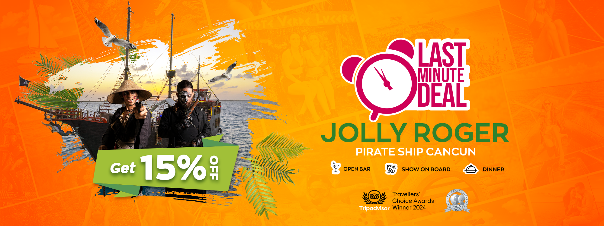 tour pirate ship cancun jolly roger
