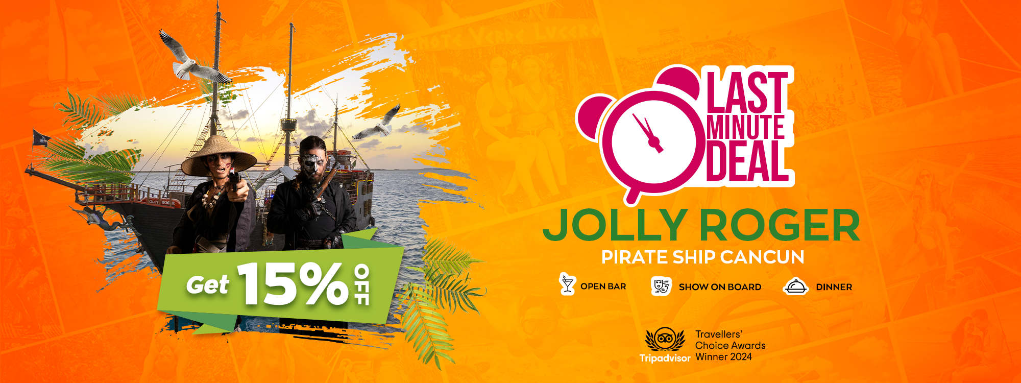 tour pirate ship cancun jolly roger