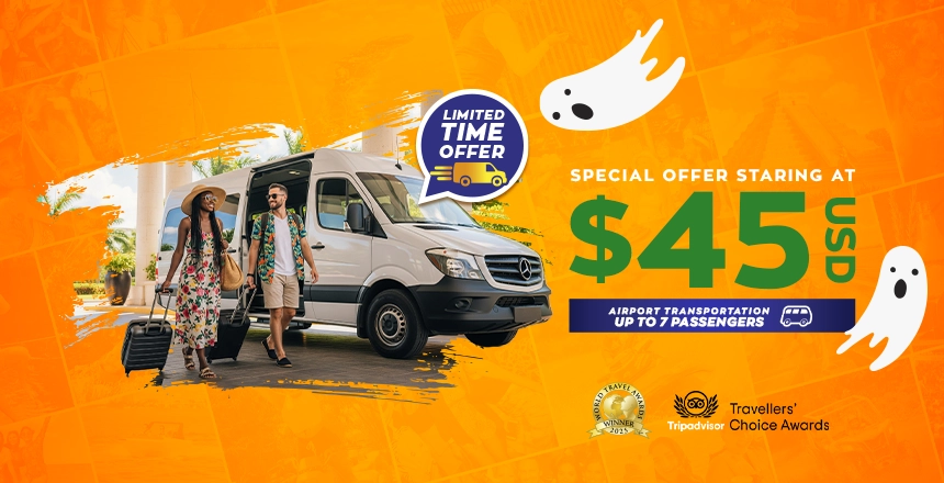 promotion transfer to cancun airport from 45 usd