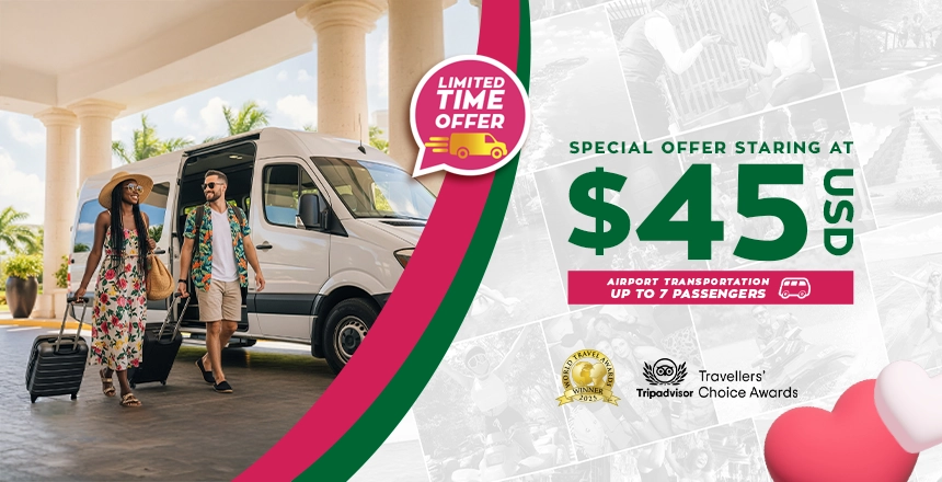 promotion transfer to cancun airport from 45 usd