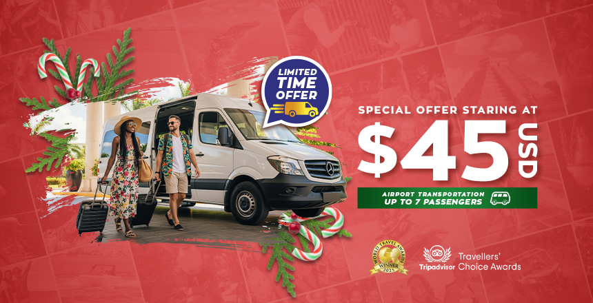 promotion transfer to cancun airport from 45 usd