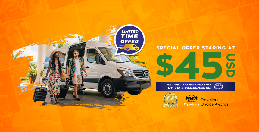 promotion transfer to cancun airport from 45 usd