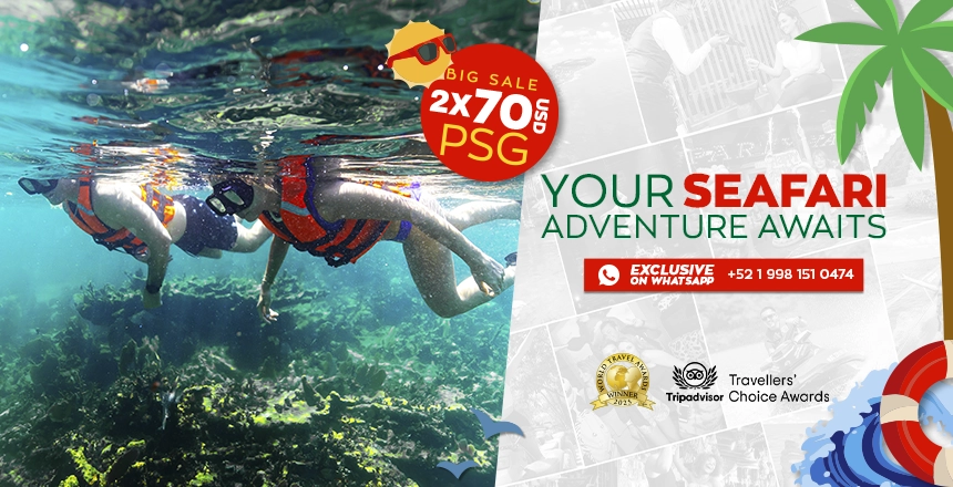 tour puerto morelos reef snorkel adventure