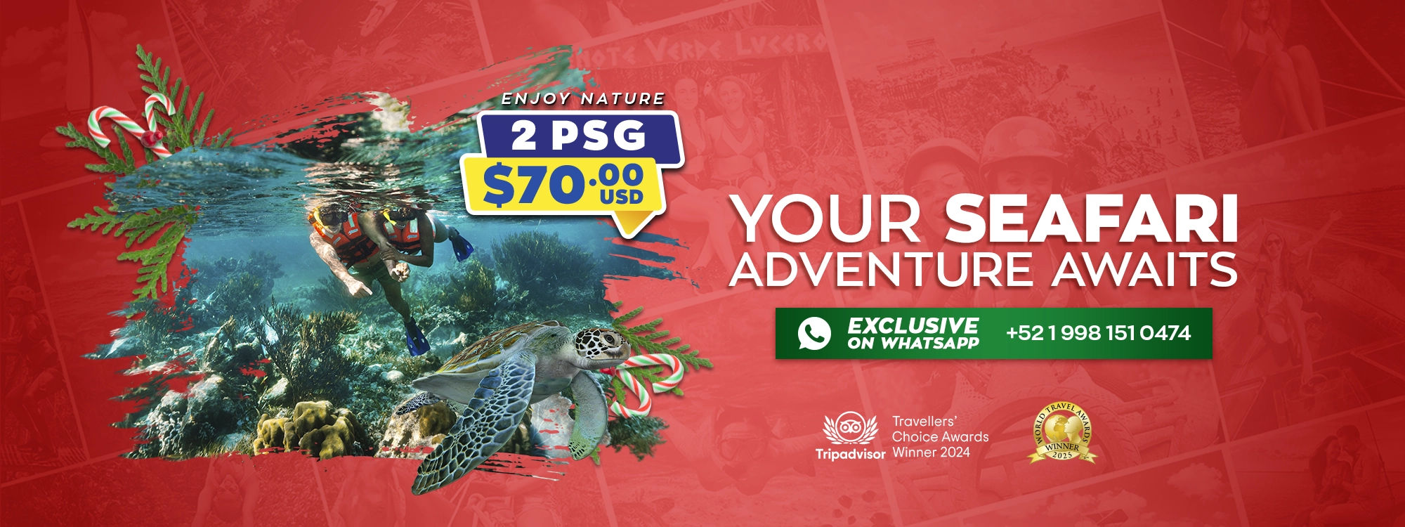 tour puerto morelos reef snorkel adventure