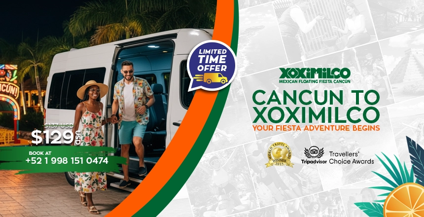 xoximilco cancun mexican party