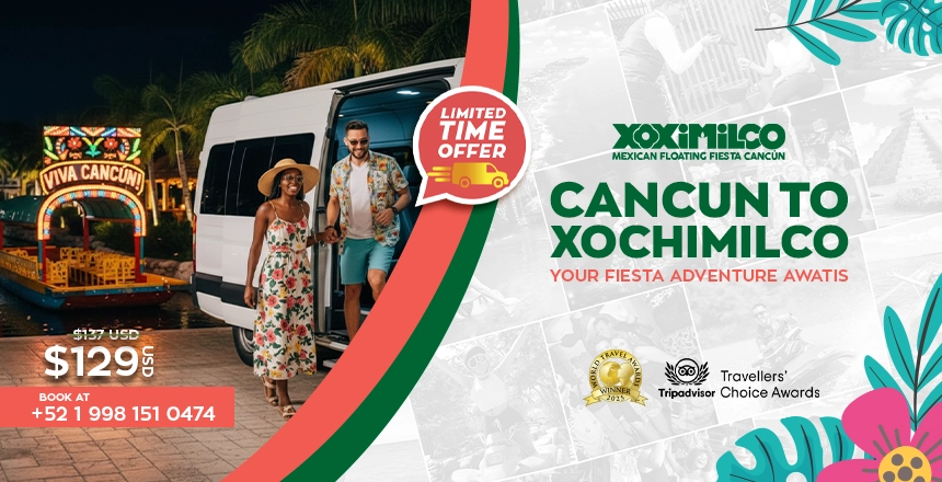 xoximilco cancun mexican party