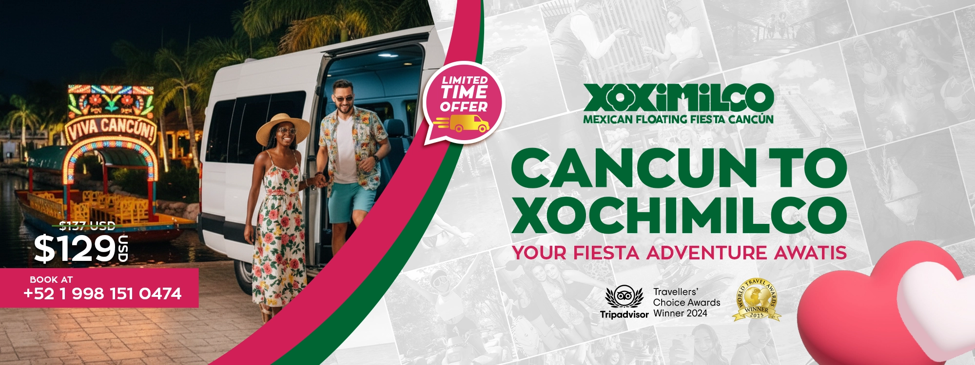 xoximilco cancun mexican party