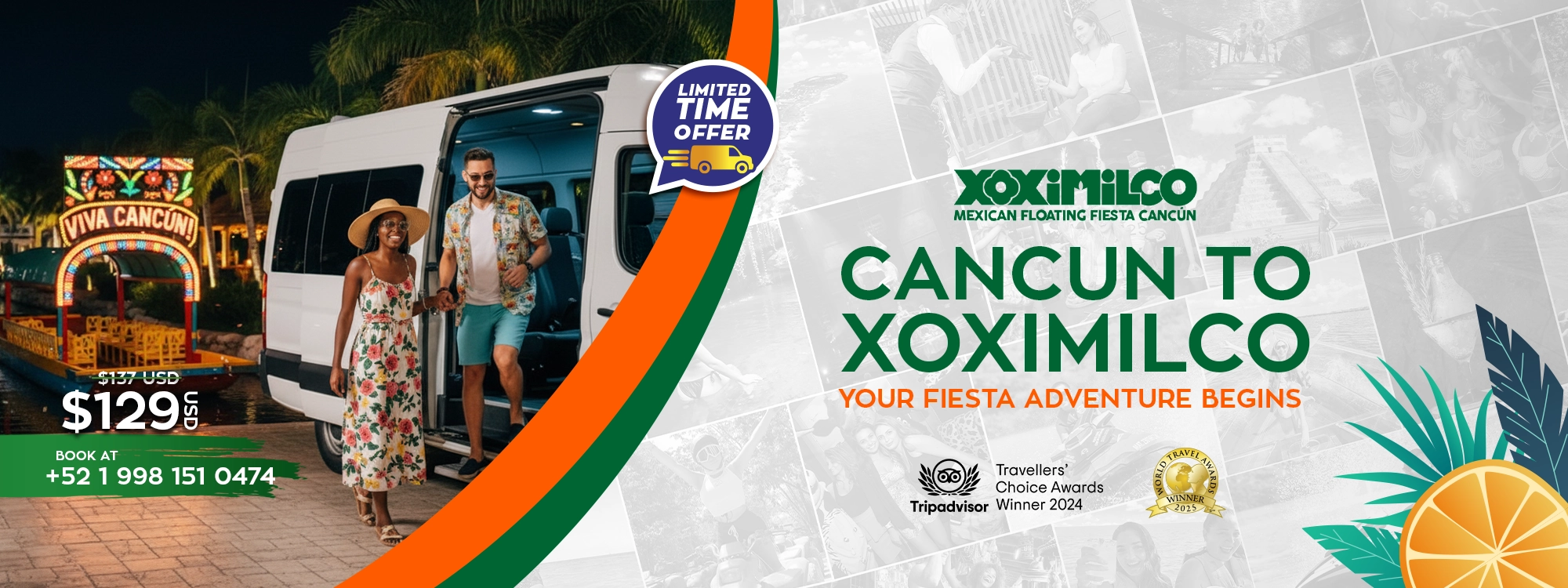 xoximilco cancun mexican party