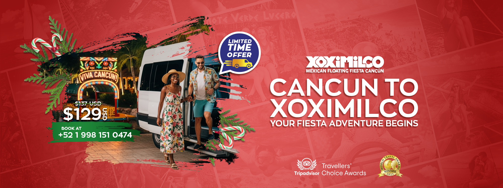 xoximilco cancun mexican party