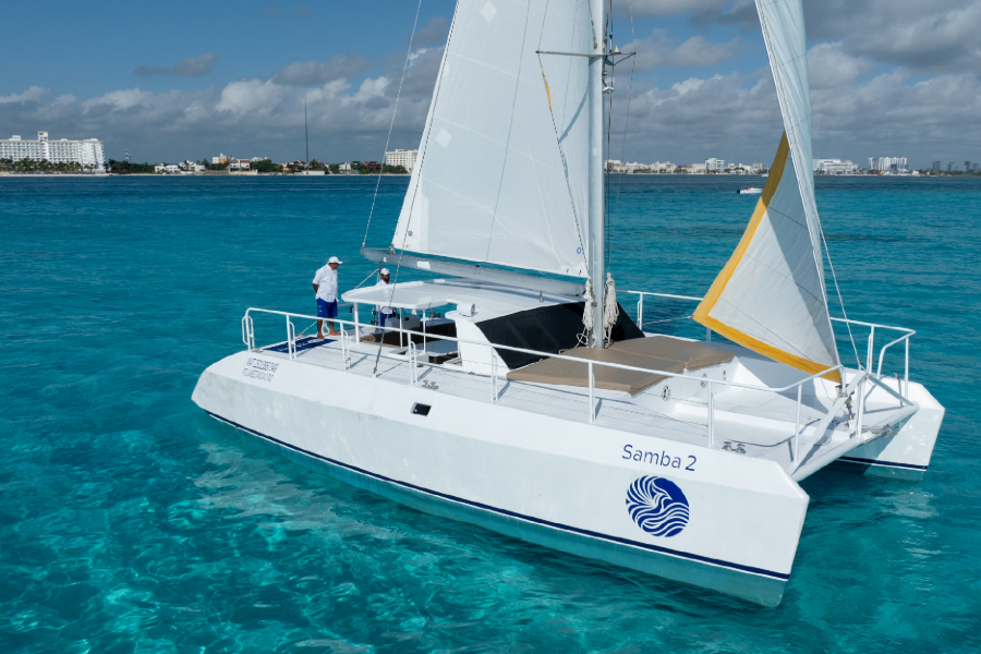 VIP Sailing to Isla Mujeres Catamaran