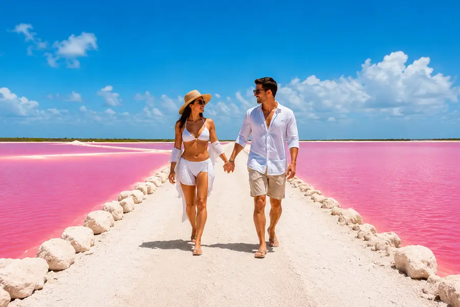 Las Coloradas y Rio Lagartos Tour desde Cancun