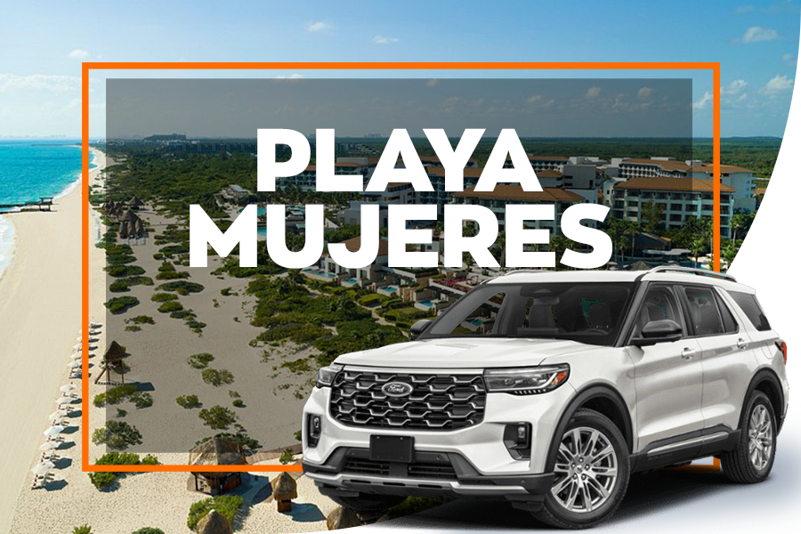 Transporte de lujo a Playa Mujeres desde el aeropuerto de Cancún