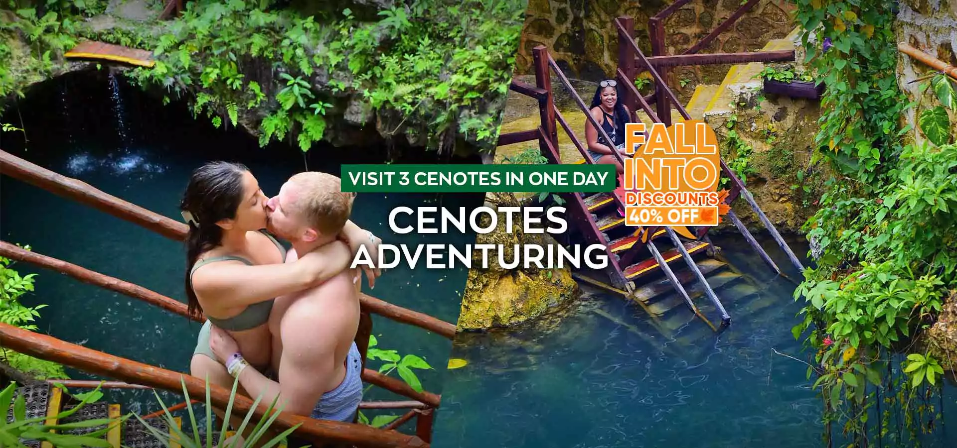 cancun cenote adventuring tour last minute deals