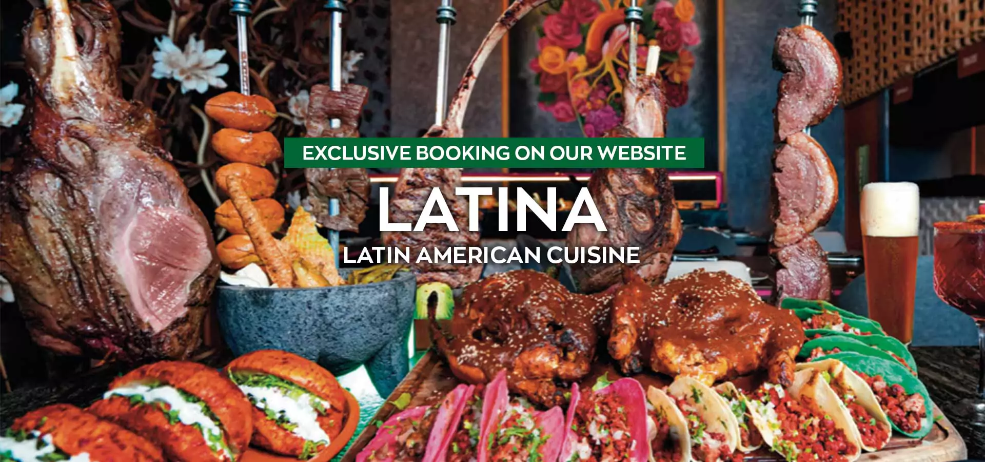 Exclusive booking Restaurant Latina Cancun