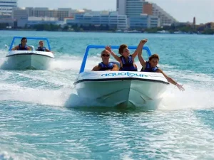 speed boat tour in cancun